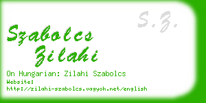 szabolcs zilahi business card